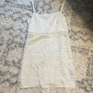 Hollister white dress